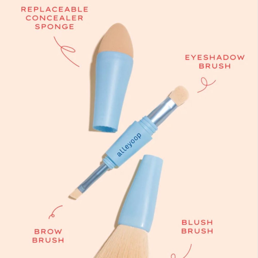 ALLEYOOP multi-tasker 4-in-1 makeup brush